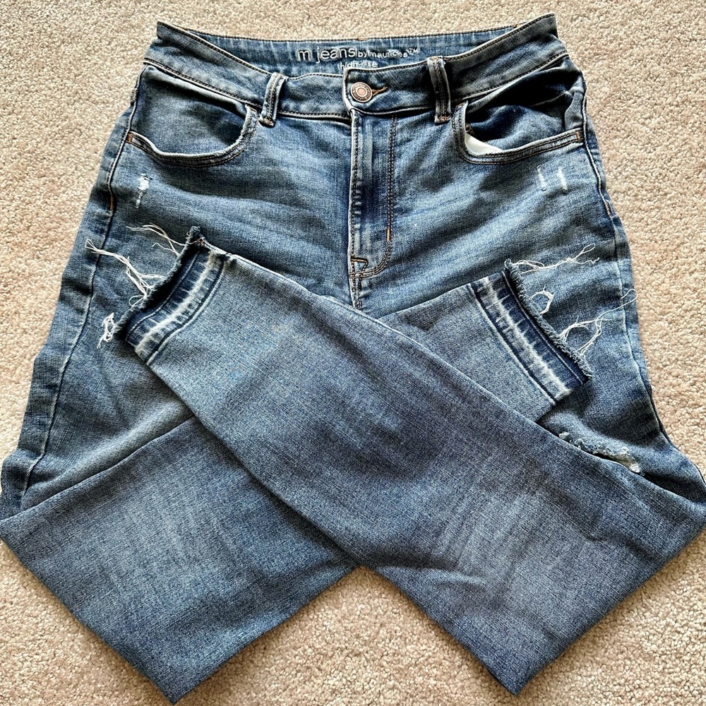 Maurices High-Rise Blue Denim Jeans